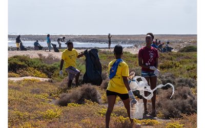 Bios Cabo Verde Campanha de Limpeza em Gatas